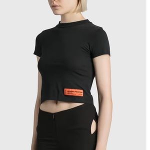 Heron Preston Designer Cropped Tee